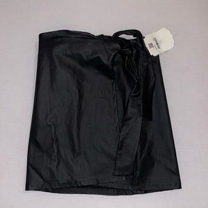 Altar’d State black leather skirt!